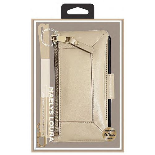 ユニケース ML-CSDIP23M-2MPBE Minimal Pouch Case for iPhone 15 (beige) beige