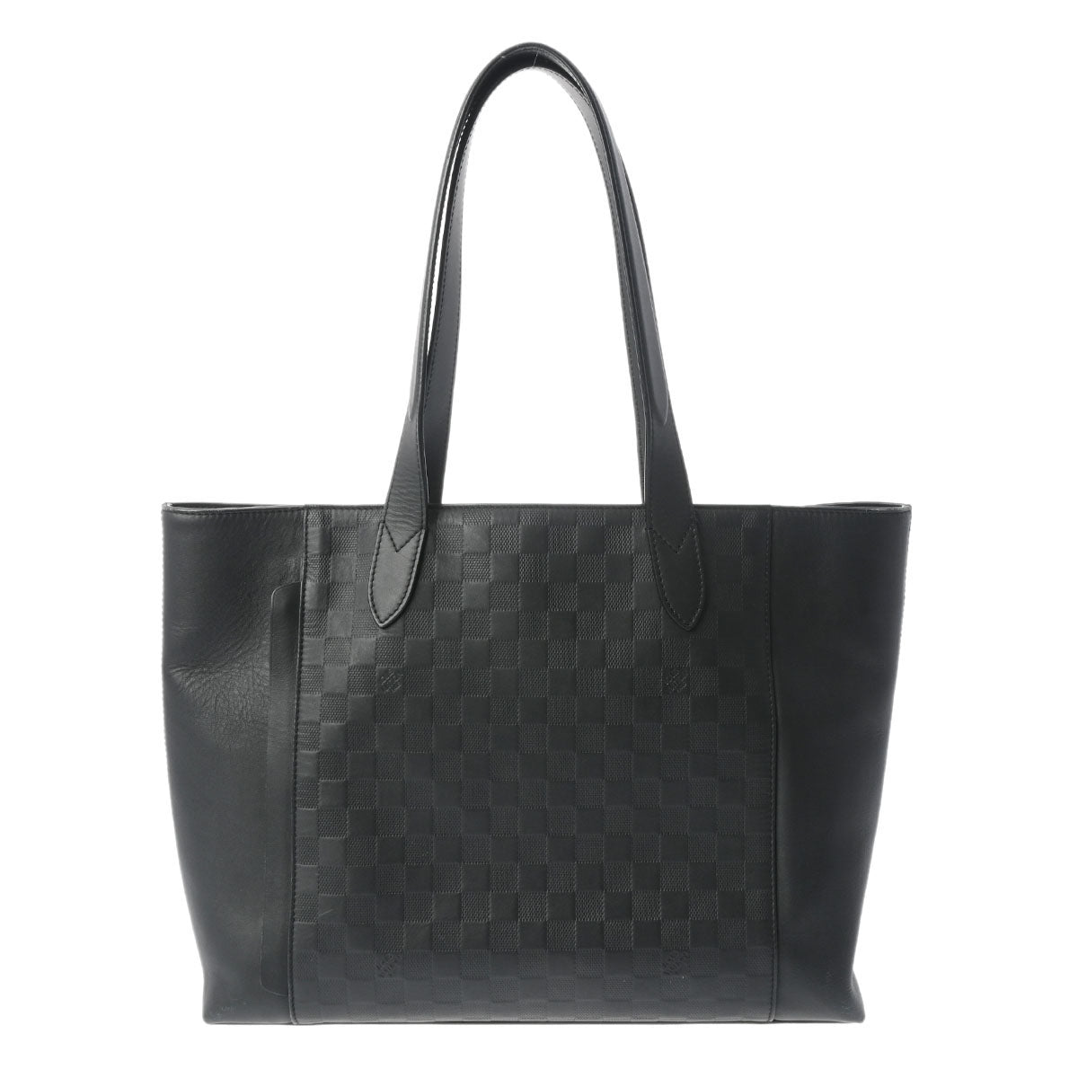 LOUIS VUITTON ルイヴィトン ダミエアンフィニ カバ ヴォワヤージュ オニキス N41493 メンズ レザー トートバッグ Bランク 中古 