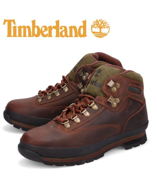 ティンバーランド Timberland ブーツ ユーロ ハイカー レザー メンズ EURO HIKER LEATHER ブラウン 95100