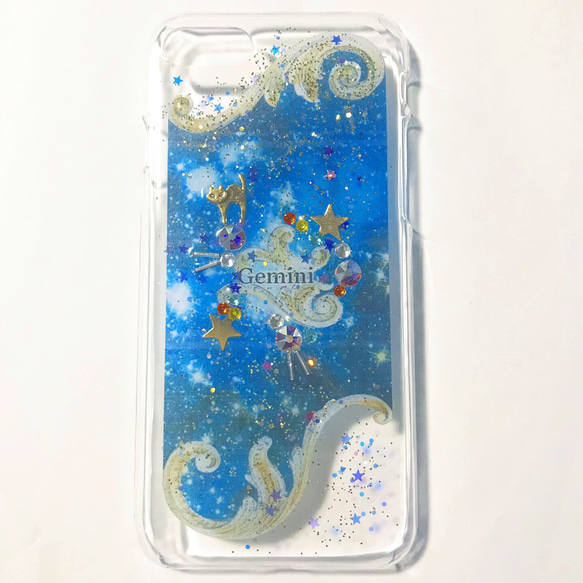 【iPhone 7/8ケース】 プラネタリウムシリーズ✨双子座✨