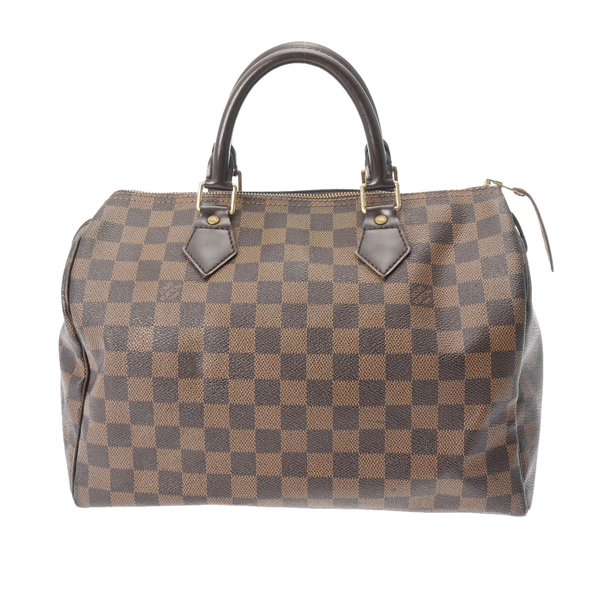 LOUIS VUITTON ルイヴィトン ダミエ スピーディ 30 ブラウン N41531 ユニセックス ダミエキャンバス ハンドバッグ Cランク 中古 