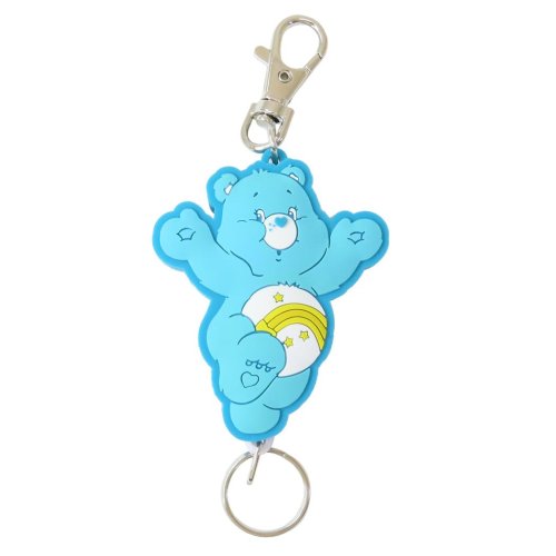 ケアベア キーリング ラバーリールキーホルダー Wish Bear CareBears エスケイジャパン 鍵ホルダー キャラクター グッズ