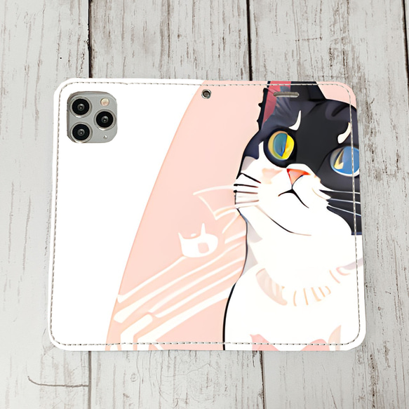 iphoneケース3-5-45 iphone 手帳 ねこ・猫・ネコ 箱2 かわいい アイフォン iface