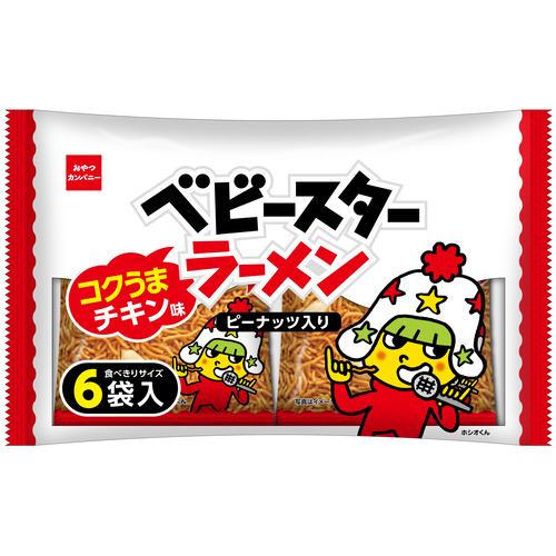 おやつカンパニー ベビースターラーメン コクうまチキン味 25g×6袋