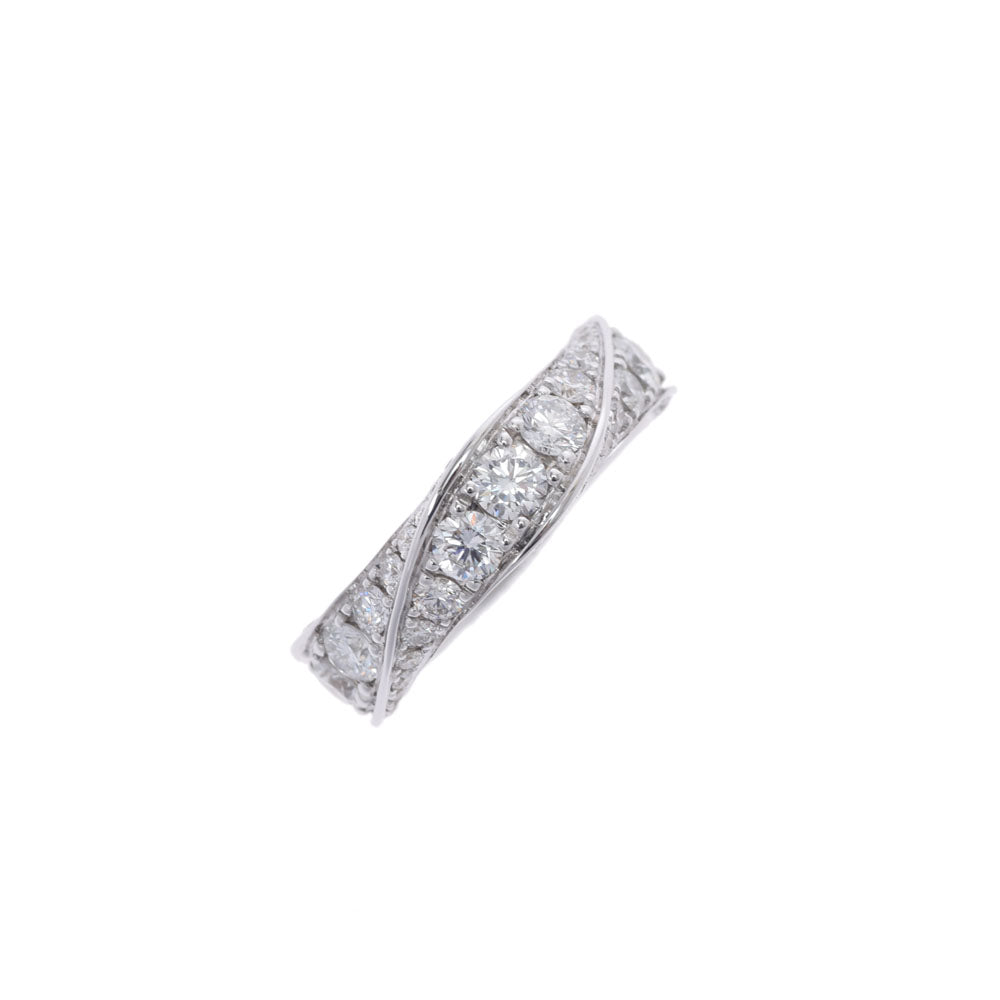 【サマーセレクション】 中古 GRAFF【グラフ】 ダイヤ2.30ct スパイラルパヴェダイヤ リング・指輪 /K18WG レディース