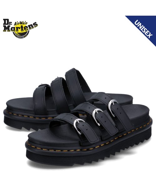 ドクターマーチン Dr.Martens サンダル スライドサンダル ブレア メンズ レディース 厚底 BLAIRE SLIDE ブラック 黒 25456001