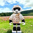 ロボホン RoBoHoN ロボホンの服　うさぎちゃんプリントTシャツ＆帽子セット