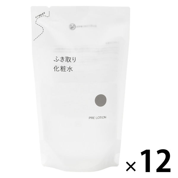 無印良品 ふき取り化粧水（詰替用） 270mL 1セット（12個） 良品計画