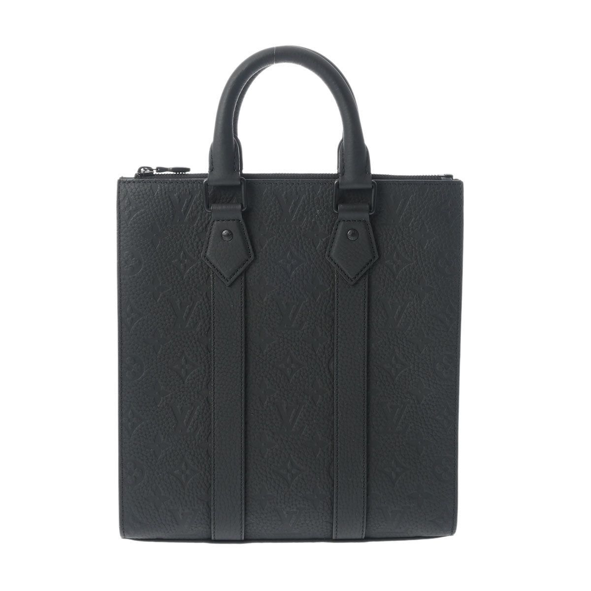 LOUIS VUITTON ルイヴィトン モノグラム サックプラクロス 2WAY 黒 M21884 ユニセックス トリヨンレザー ハンドバッグ Aランク 中古 