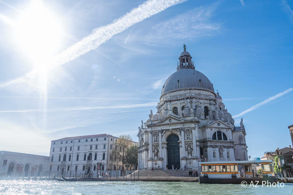 写真ポストカード　イタリア・ベネチアの風景【A4写真用紙プリント可能（額なし）】