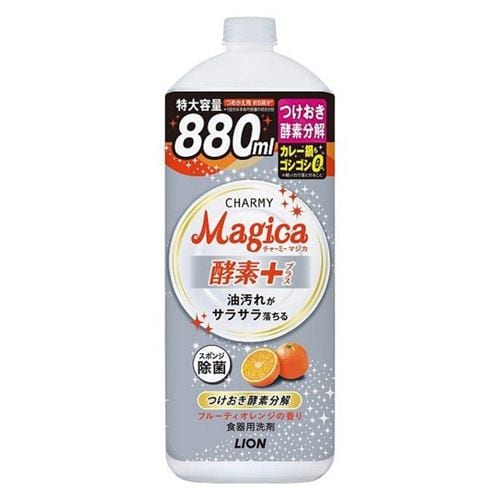 ライオン CHARMY Magica 酵素プラス オレンジ 詰替用大型 880ml