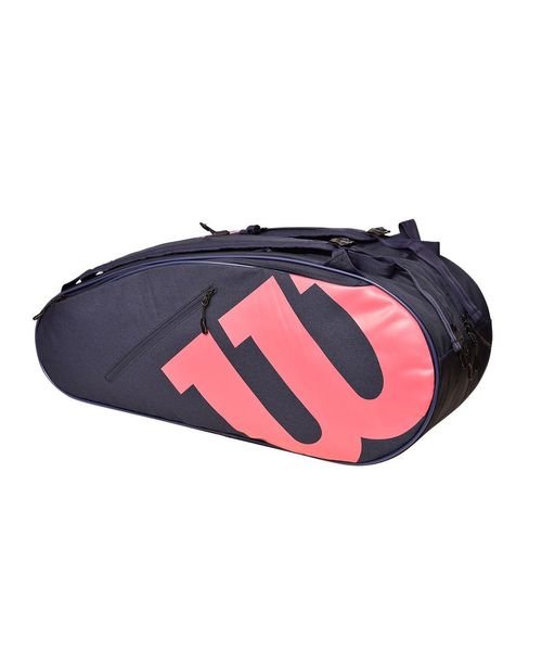 TEAMJ RACKET BAG NAVY/PINK