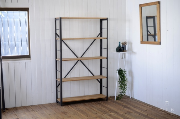 ANGLE RACK – 5shelves（PINE）　/ 収納ラック・5段