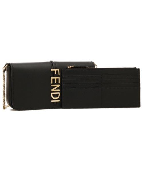 フェンディ ショルダーバッグ フェンディグラフィ ブラック レディース FENDI 8BS076 A5DY F0KUR