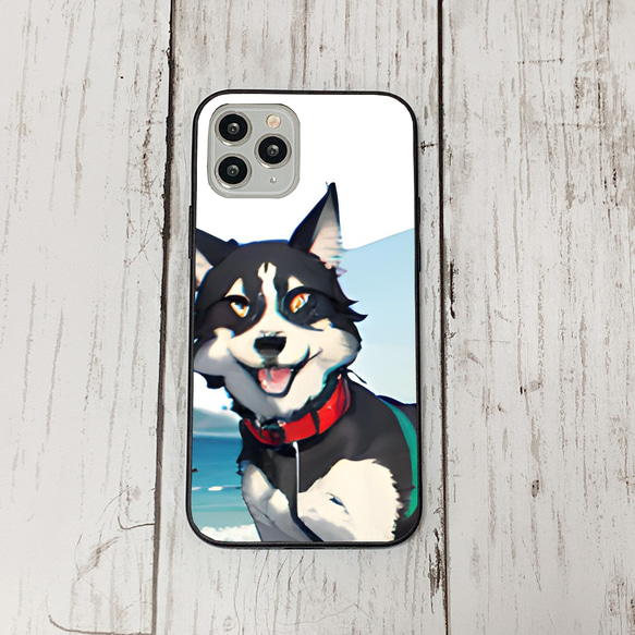 iphoneケース2-5-2 iphone 強化ガラス 犬・いぬ・ワンちゃん 箱7 かわいい アイフォン iface