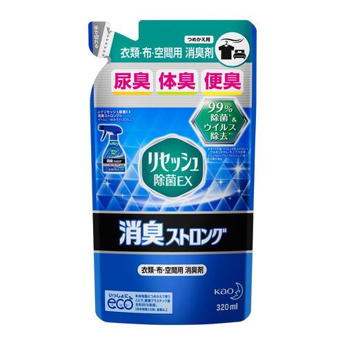 花王 【リセッシュ除菌EX】消臭ストロング さわやかなハーブの香り つめかえ用 320ml