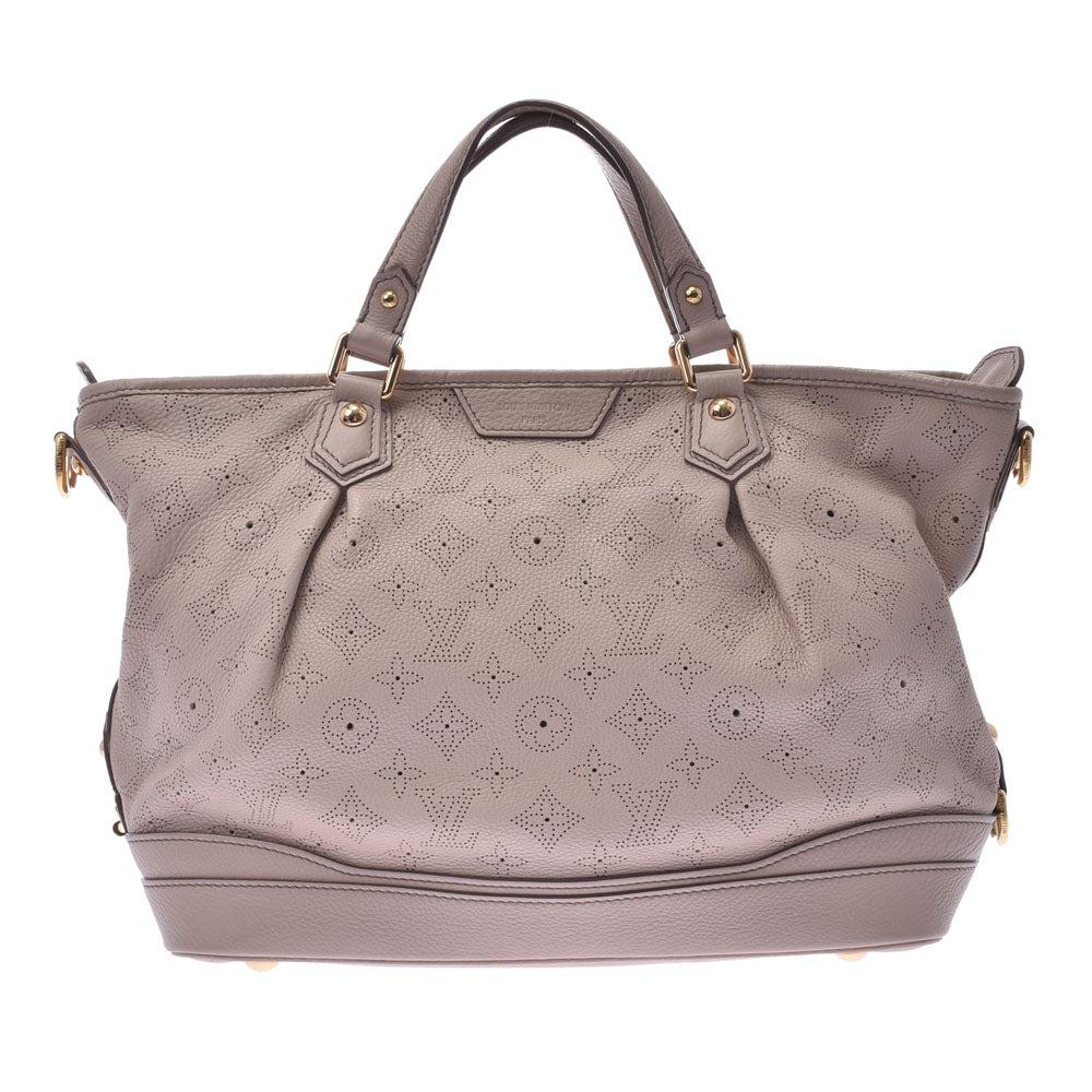 LOUIS VUITTON ルイヴィトン モノグラム マヒナ ステラPM 2WAYバッグ プードル M93175 レディース マヒナレザー ハンドバッグ Aランク 中古 