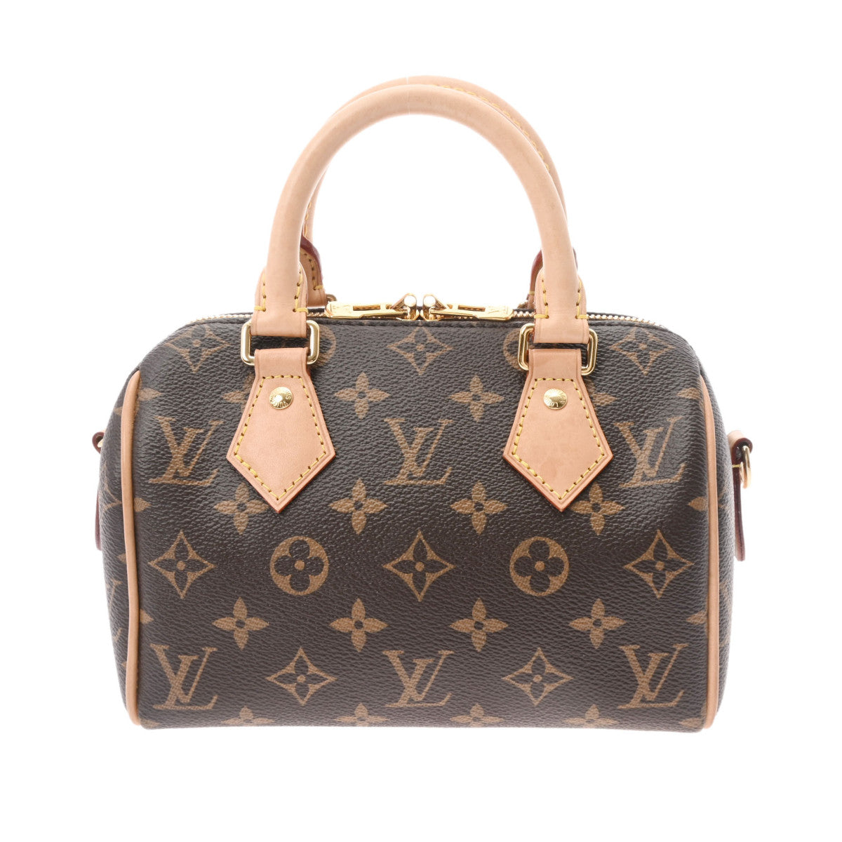 LOUIS VUITTON ルイヴィトン モノグラム スピーディバンドリエール 20  ブラウン/ノワール M46234 レディース モノグラムキャンバス 2WAYバッグ ABランク 中古 