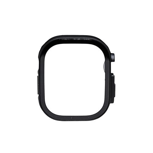 アール・エム RM8147ULBK AppleWatchガラス保護カバー ブラック.