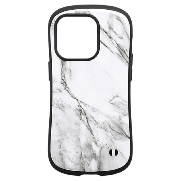 Hamee iPhone 14 Pro用ハイブリッドケース iFace First Class Marble ホワイト 41-946206