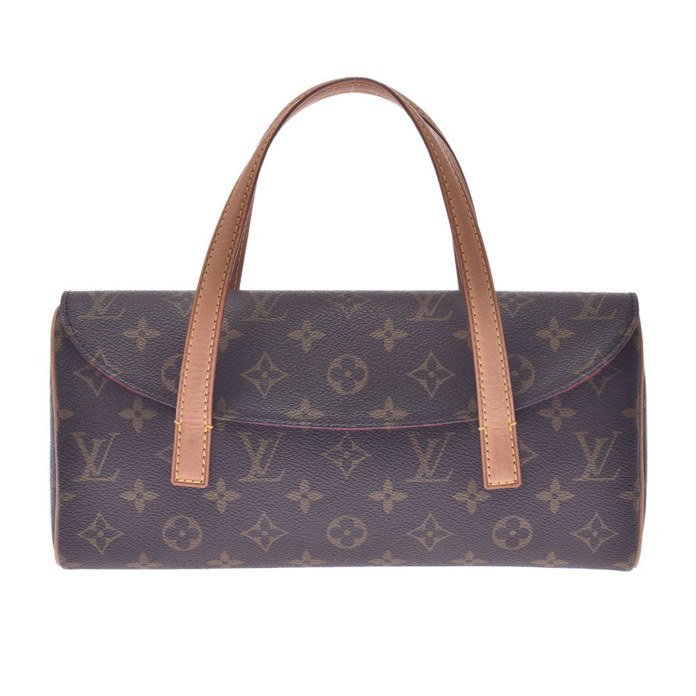 LOUIS VUITTON ルイヴィトン モノグラム ソナチネ ブラウン M51902 レディース モノグラムキャンバス ハンドバッグ ABランク 中古 