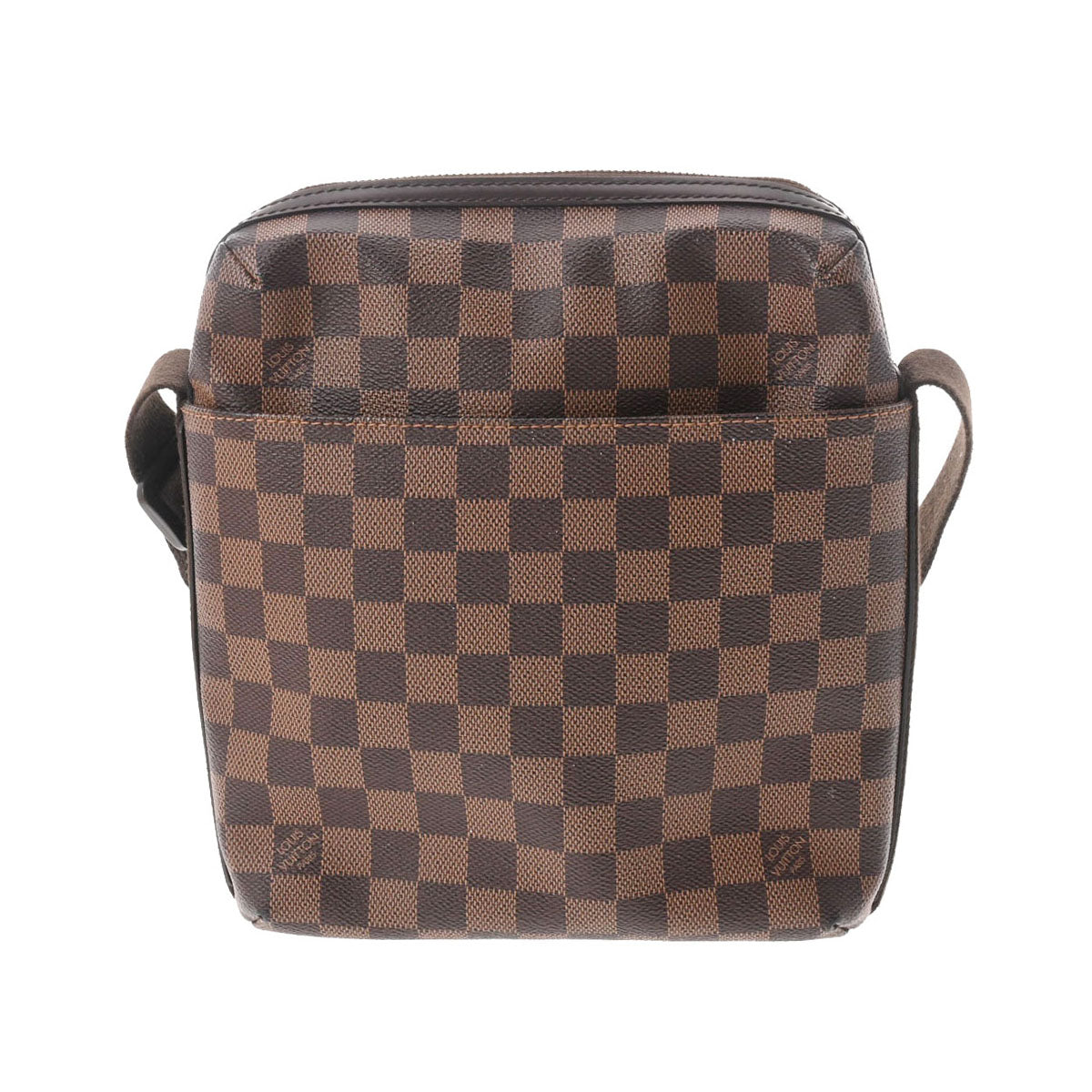 LOUIS VUITTON ルイヴィトン ダミエ トロターボブール ブラウン N41135 ユニセックス ダミエキャンバス ショルダーバッグ  ABランク 中古