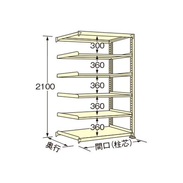 扶桑金属工業 【車上渡し】 中量ラック WL2109K