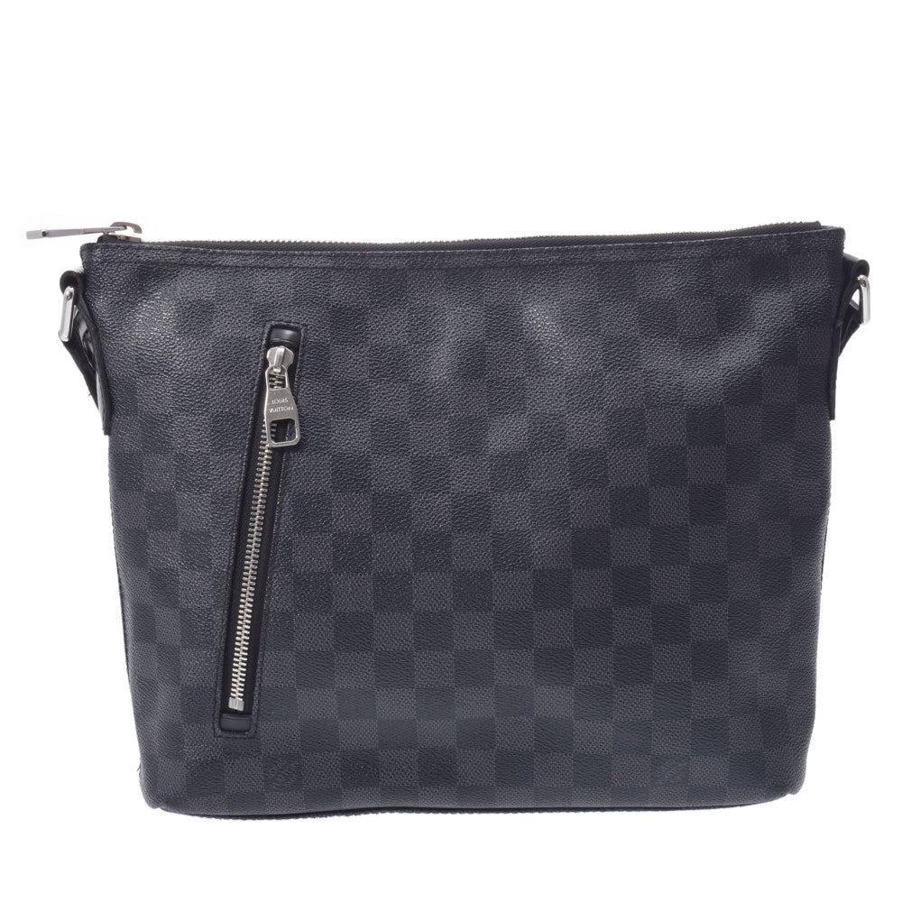 LOUIS VUITTON ルイヴィトン ダミエ グラフィット ミック PM 黒 N41211 メンズ ダミエグラフィットキャンバス ショルダーバッグ Bランク 中古 