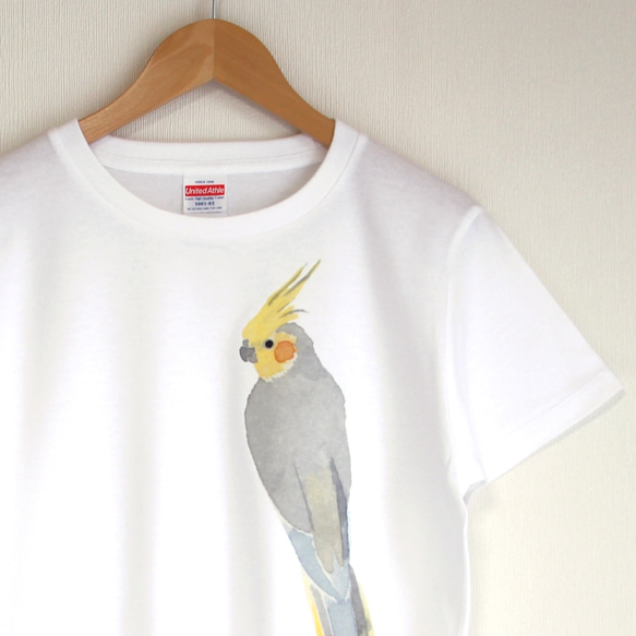 p-jet　オカメインコ（ノーマル） Tシャツ　 / 鳥 インコ