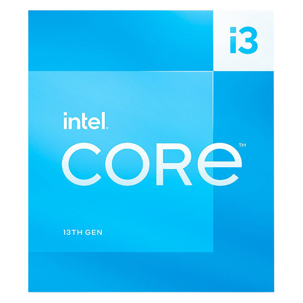 CPU Intel Core i3 13100 プリントプロセッサ・ソケット LGA1700 プロセッサ数4 ワット数60W