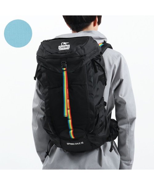 【日本正規品】チャムス リュック CHUMS Spring Dale 35 バックパック 35L ウエストポーチ 登山 旅行 レインカバー CH60－3161