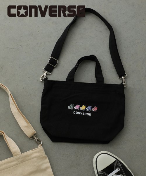 CONVERSE FIVE SHOES PRINT 2WAY TOTE BAG