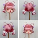 オビツ11ウィッグ モヘア手編みカツラドール