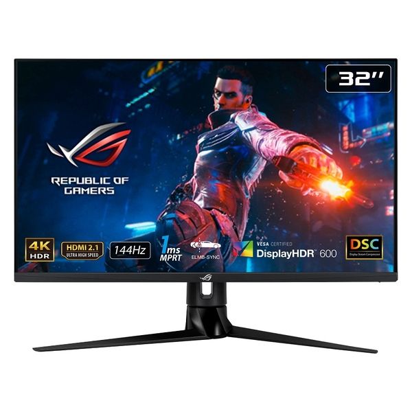 ASUS JAPAN PG32UQ(32型4K対応HDMI 2.1搭載ゲーミング液晶モニター) PG32UQ 1個（直送品）