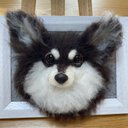 愛犬ちゃんのそっくりなリアルなペット人形をお作りします！　羊毛フェルト　犬　オーダー　ぬいぐるみ　愛犬　　ペット　リアル　人形