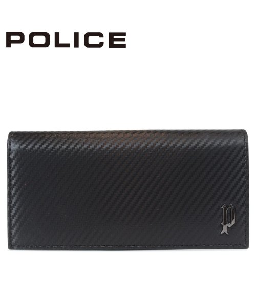 ポリス POLICE 財布 長財布 メンズ レザー LUCENTE LONG WALLET ブラック 黒 PA－70201