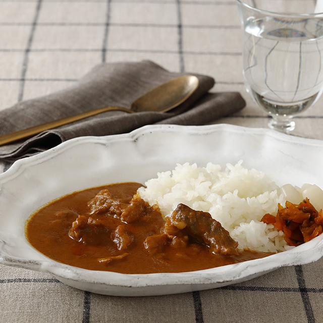 淡路島の玉ねぎ牛すじカレー