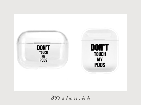 メンズ Airpodsケース 保護カバー エアポッズケース 1/2 Airpods pro 人気 韓国風-MelonKK