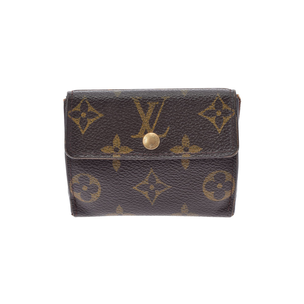 LOUIS VUITTON ルイヴィトン モノグラム ラドロー 小銭入れ ブラウン M61297 ユニセックス モノグラムキャンバス コインケース Cランク 中古 