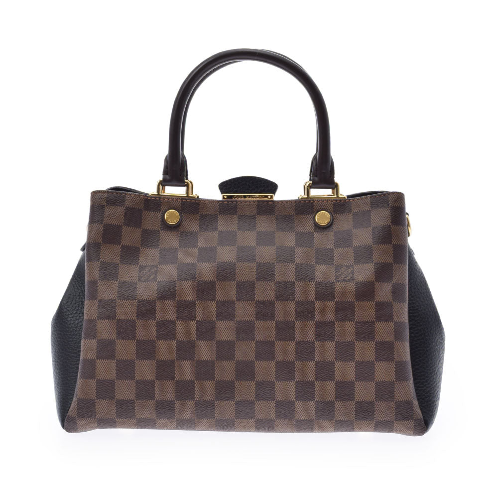 LOUIS VUITTON ルイヴィトン ダミエ ブリタニー ノワール N41673 レディース ダミエキャンバス ハンドバッグ ABランク 中古 