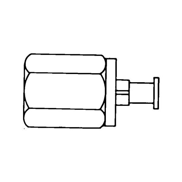 メルク 1/4in. NPTF to F LuerーLok(R) 1/Pk XX3002568 1PK 1個 61-0192-97（直送品）