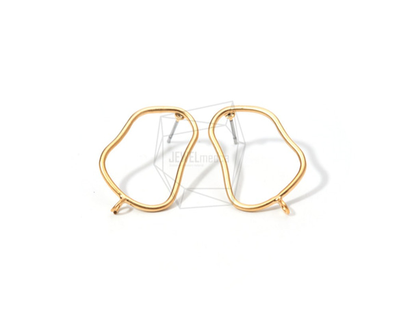 ERG-787-MG【2個入り】ジオメトリックピアス,Geometric Wire Post Earring