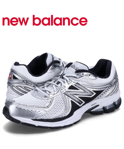 ニューバランス new balance 860 スニーカー メンズ Dワイズ ホワイト 白 ML860XD