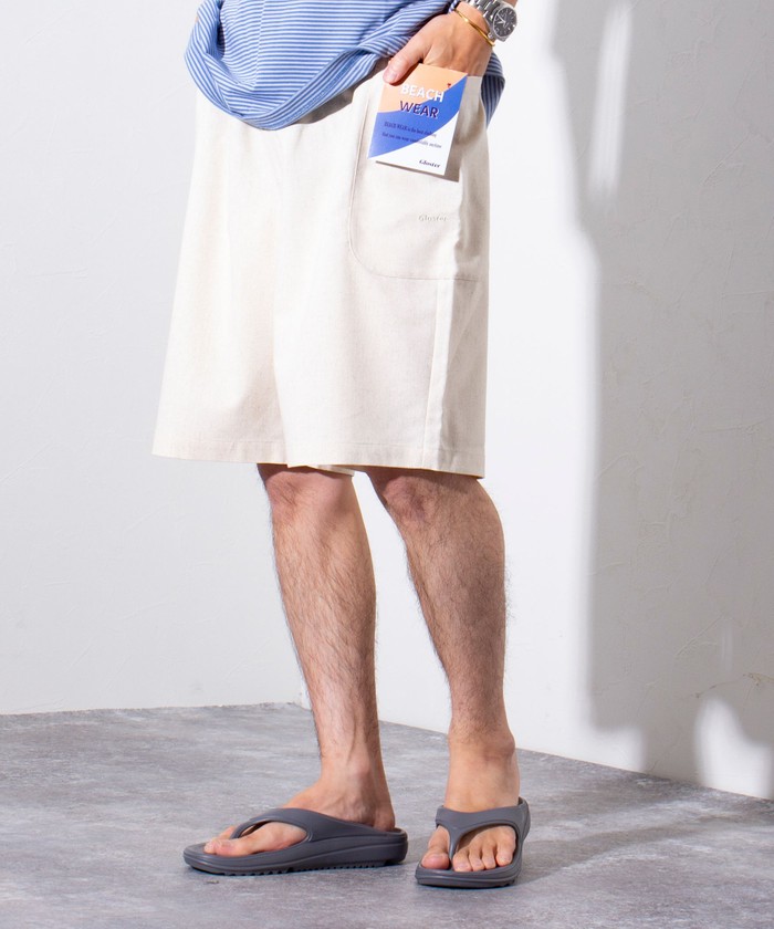 GLOSTER/【GLOSTER/グロスター】BEACH PANTS SHORTS イージーショーツ