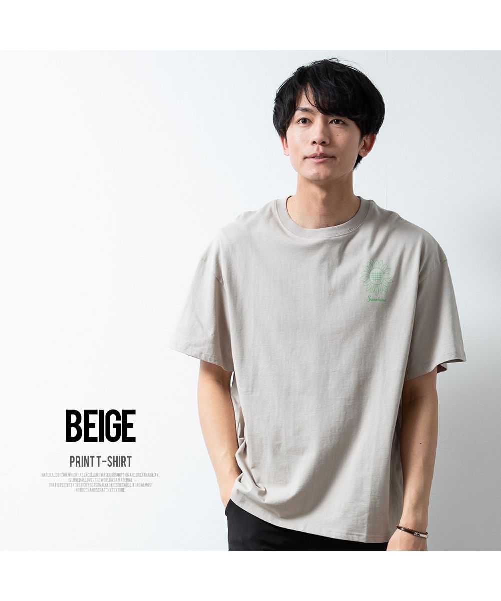 GENELESS/Tシャツ メンズ 半袖 プリント tシャツ オーバーサイズ 綿100 Uネック ･･･