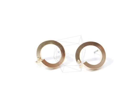 ERG-703-MG【2個入り】オープンサークルピアス,Open Circle Post Earring