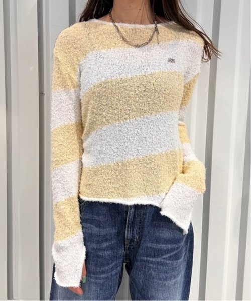 【KIJUN/キジュン】 Oblique Knit Pullover