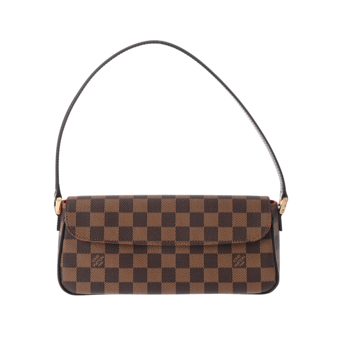 LOUIS VUITTON ルイヴィトン ダミエ レコレータ セミショルダー ブラウン N51299 レディース ダミエキャンバス ハンドバッグ ABランク 中古 