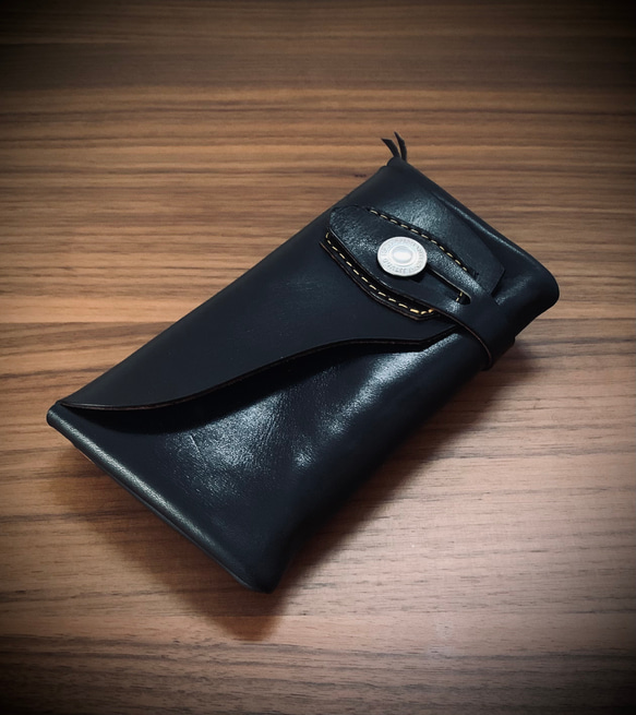 Sephirot  middle  wallet セフィロト BLACK ミドルウォレット　ベンズタイプ　BLACK