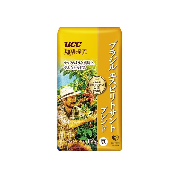 UCC UCC 珈琲探究 炒り豆 ブラジル エスピリトサントブレンド AP 150g FC427NR-351333